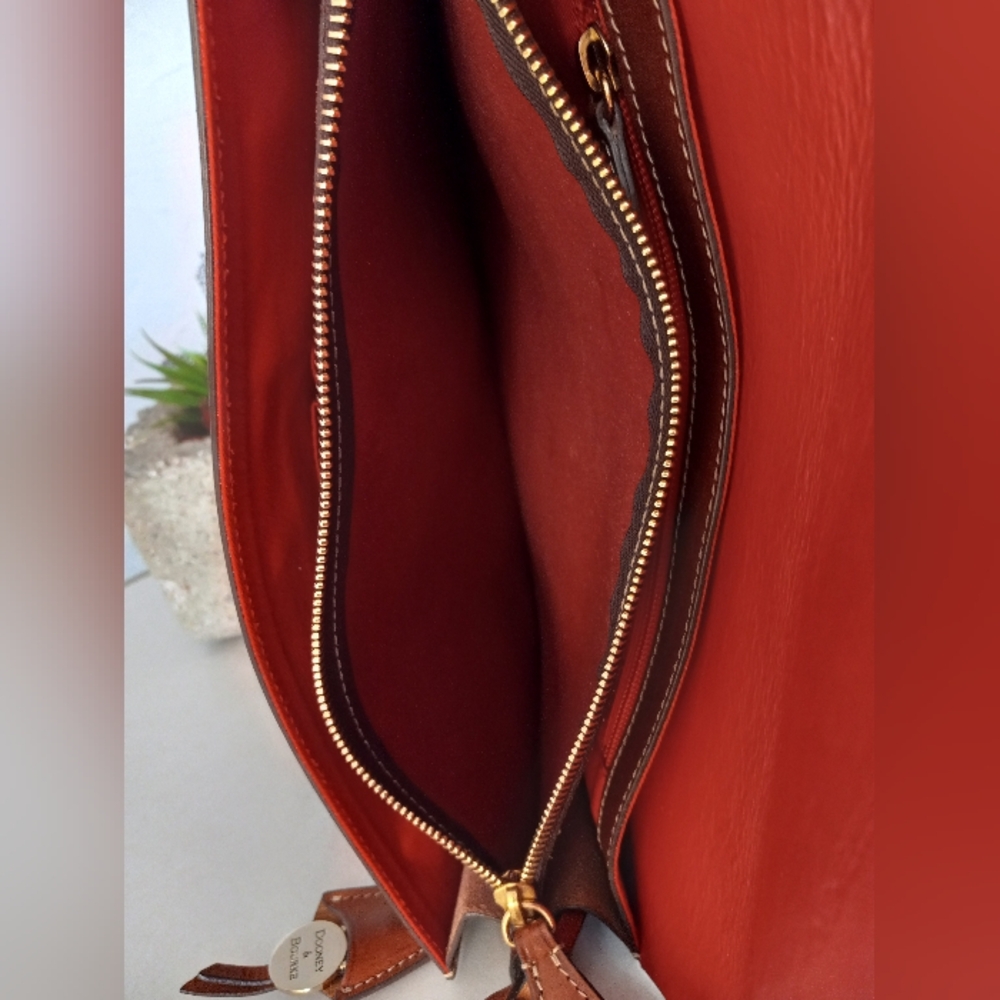 Dooney & Bourke Alto ITALIA, Large Cecelia Crossbody Bag, Saddle - Picture 7 of 16